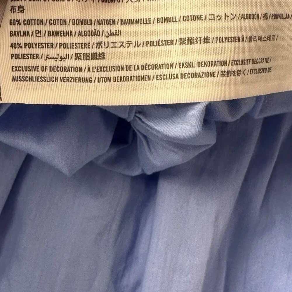 Abercrombie Womens Maxi Skirt Blue XS Gypsy Western Peasant Style Cottagecore - Picture 10 of 12